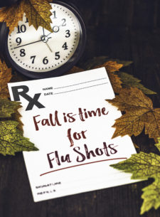 Fall is time for Flu Shots Note